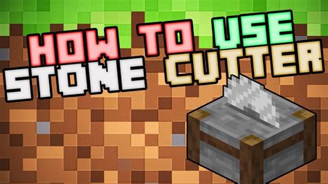 The stonecutter minecraft recipe is very simple and. Stone Cutter Machine Minecraft Recipe / Minecraft 1 14 ...