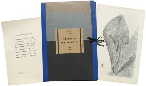 Max Ernst Histoire Naturelle 1926 Book Cover Books Cover