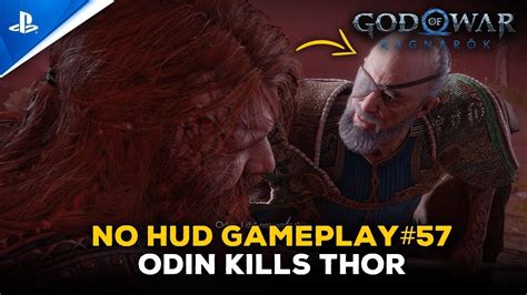 God Of War 5 Ragnarök Kratos Vs Thor Final Fight Odin Kill Thor Youtube