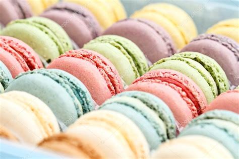 Fresh Pastel Colored Macarons — Stock Photo