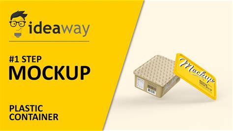 Download Plastic food container Mockup - YouTube