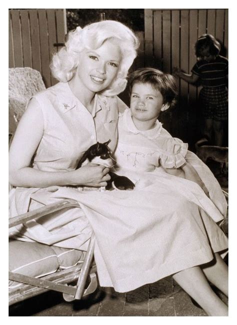 Jayne Mansfield And Her Daughter Jayne Mariefor More Classic Pictures