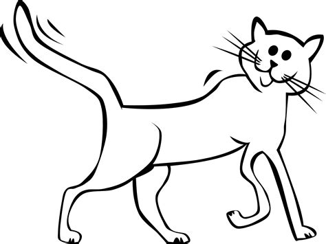Free Cartoon Black And White Cat Download Free Cartoon Black And White