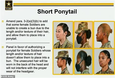 Army Hair Regulations Female 2021 Highlights Army Military