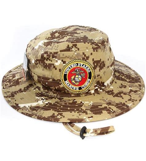 Us Marine Corps Official Licensed Military Boonie Bucket Sun Hat Desert