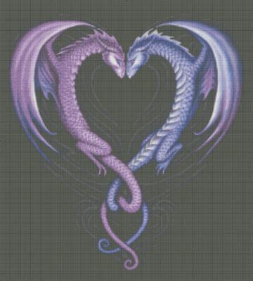 Maybe you would like to learn more about one of these? thesassystitch : Dragon Love Cross Stitch Pattern 0079