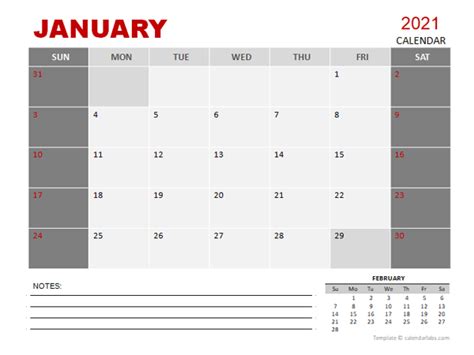 2021 Monthly Powerpoint Calendar Free Printable Templates