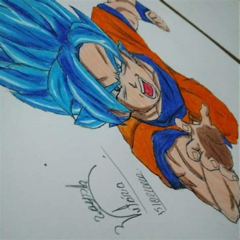 Goku Ssj Blu Desenhistas Do Amino Amino