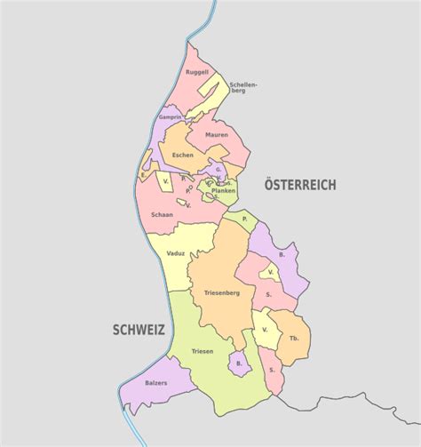 Fichier Liechtenstein Divisions Administratives De Coloredsvg