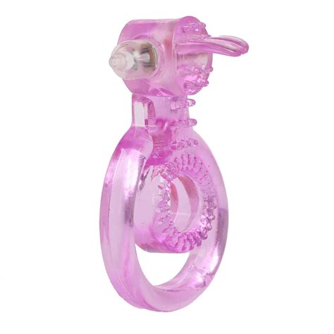 buy jelly vibrating cock ring penis rings clit vibrator sex toys for men sex