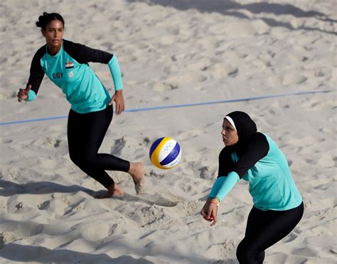 Explainer Why Olympic Beach Volleyball Players Wear Bikinis The
