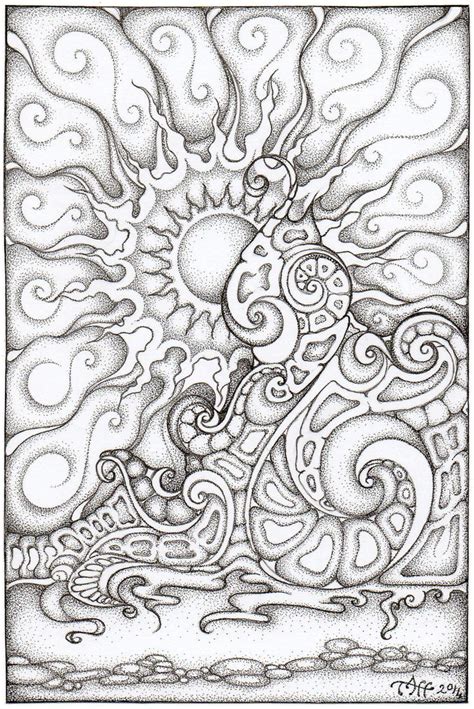 35 Trippy Crazy Coloring Pages For Adults Coloring Therapy Adult