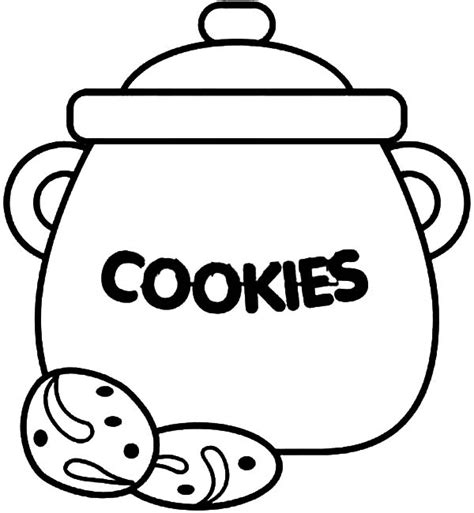 How To Draw Cookie Jar Coloring Pages Coloring Sky Monster Coloring
