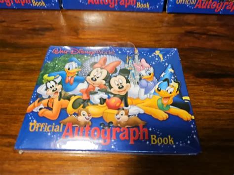 Walt Disney World Parks Autograph Book Official Mickey Mouse New Sealed Unopened 1250 Picclick