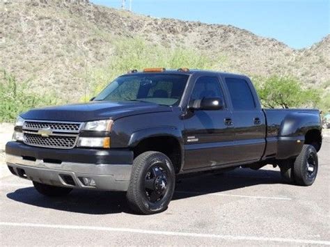 Purchase Used 2005 Chevy 3500 Duramax 66 Turbo Diesel 4x4 Dually Crew