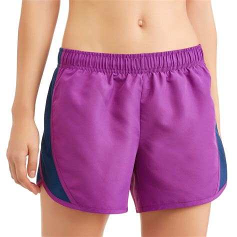 Athletic Works Womens Core Active Woven Running Short With Hidden Liner