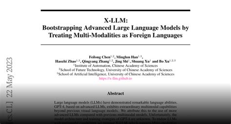 X Llm Bootstrapping Advanced Large Language Models By Treating Multi