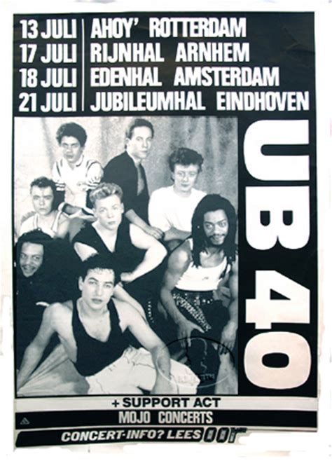 Ub40 1988 Tour Concert Poster Ebay