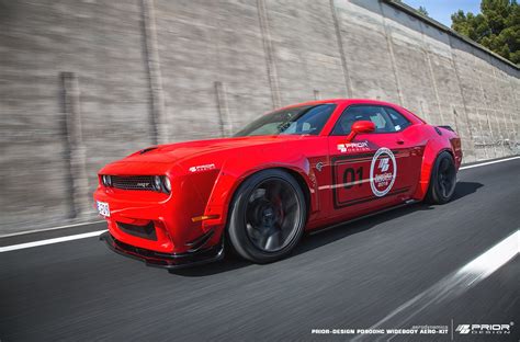 900hp Wide Body Dodge Challenger Hellcat Is Pure Evil Carscoops