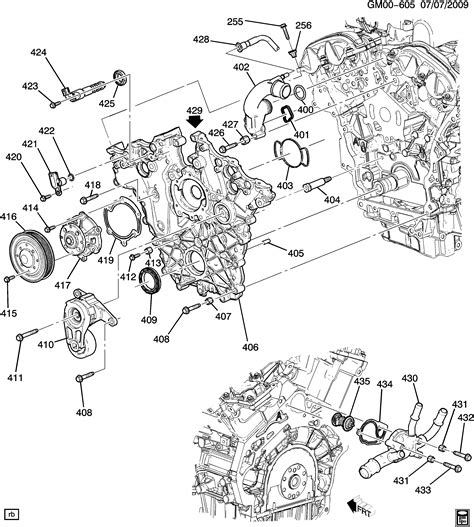 Captiva Sport Non Canada And Us Engine Asm L V Part Front