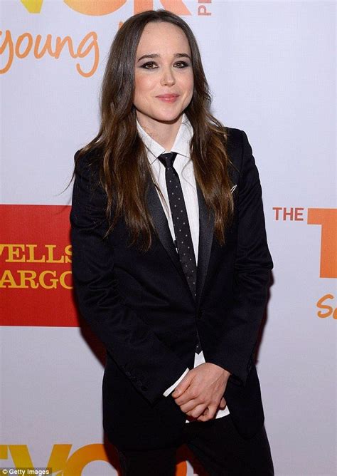 Ellen Page Suits Up To Attend Trevorlive Lgbtq Gala Event In New York