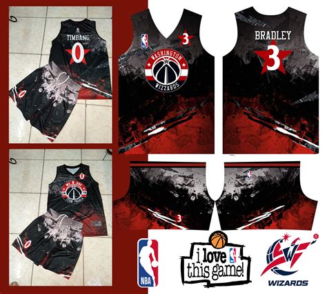 Latest Washington Wizard Full Sublimated Basketball Jersey Designs