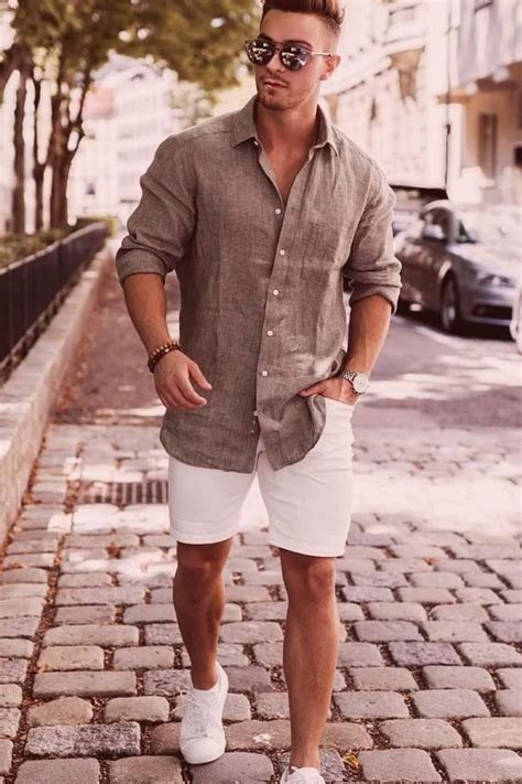 Comfy Men Linen Outfits For Hot Weather Styleoholic