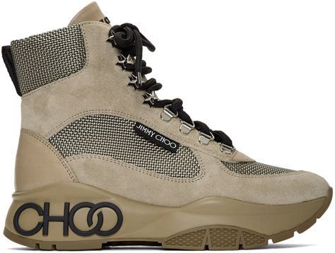 Jimmy Choo Tan Inca Boots Ssense