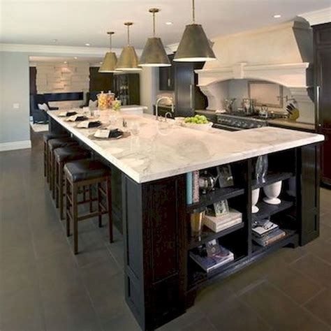 Be aware that sometimes the sink can become a bit of a dumping ground for dirty cups and plates. 50 Kitchen Island Design Ideas With Marble Countertops ...