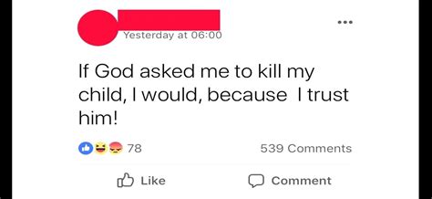 My child’s well-being is nothing compared to the love of the Lord! : r