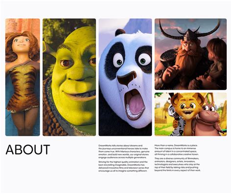 Dreamworks Website On Behance