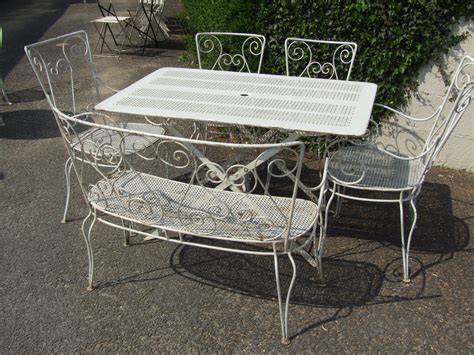 Get the best deals on camping furniture table & chair sets. Wrought Iron Patio Table And Chairs For Sale Antique ...