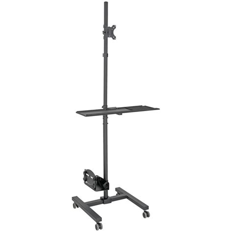 Tripp Lite Mobile Workstation Tv Floor Stand Cart Height Adjustable 17