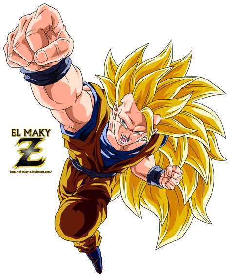 Goku Super Saiyan 3 By El Maky Z On Deviantart