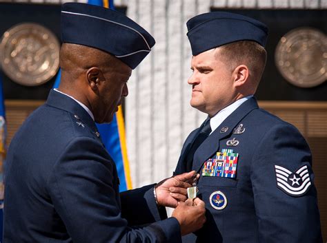 Airman Earns Medal For Rescuing Double Amputee From Flood Air Force