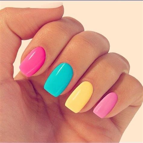 Multi Colored Nails Pictures Photos And Images For Facebook Tumblr