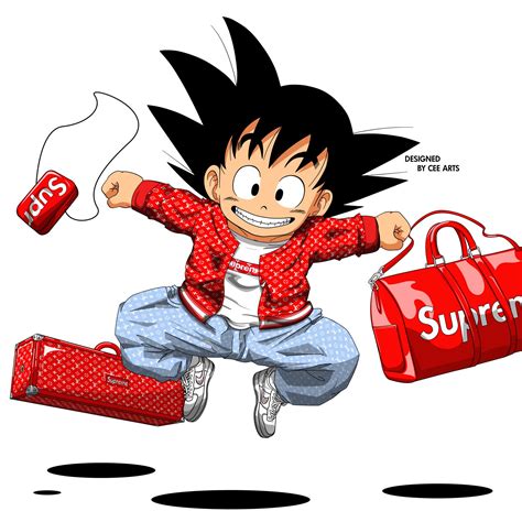 Goku X Supreme X Louis Vuitton 🐉 Ceearts Uk Dragon Ball