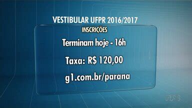 Meio Dia Paraná Curitiba Termina hoje o prazo para o vestibular da