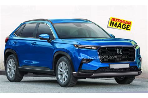 Honda Suv Price Creta Rival Launch Date Exterior Design Rendering