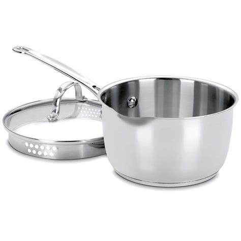 Cuisinart Chefs Classic Stainless 2 Qt Cook And Pour Saucepan Wcover