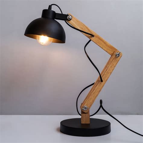 Mid Century Wood Lamp Danish Teak Wood Mid Century Modern Tulip Table