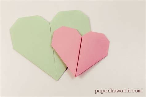 Easy Origami Heart Video Tutorial Learn How To Fold A Super Easy
