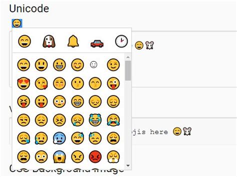 Easy Emoji Picker For Textarea Jquery Emojiareajs Free Jquery Plugins