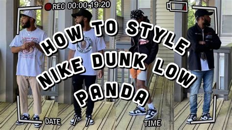 How To Style Nike Dunk Low Panda Youtube