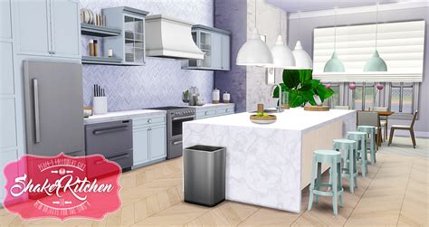 Found in tsr category 'sims 4 kitchen sets'. Shaker Kitchen by Peacemaker IC - Liquid Sims