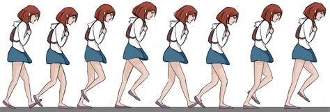 25 Best Walk Cycle Animation Videos And Keyframe Illustrations