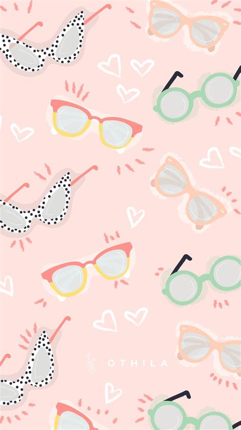 Glasses Gafas Anteojos Sunglasses Pinkwallpaper Pink Wallpaper