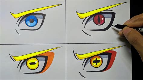 Drawing Narutos Eyes Naruto Shippuden Youtube