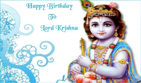 God Krishna Birthday Cards Latest Greetings Images Festival Chaska