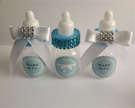 12 Small 35 Teal Baby Shower Favors Aqua Baby Shower Etsy Baby